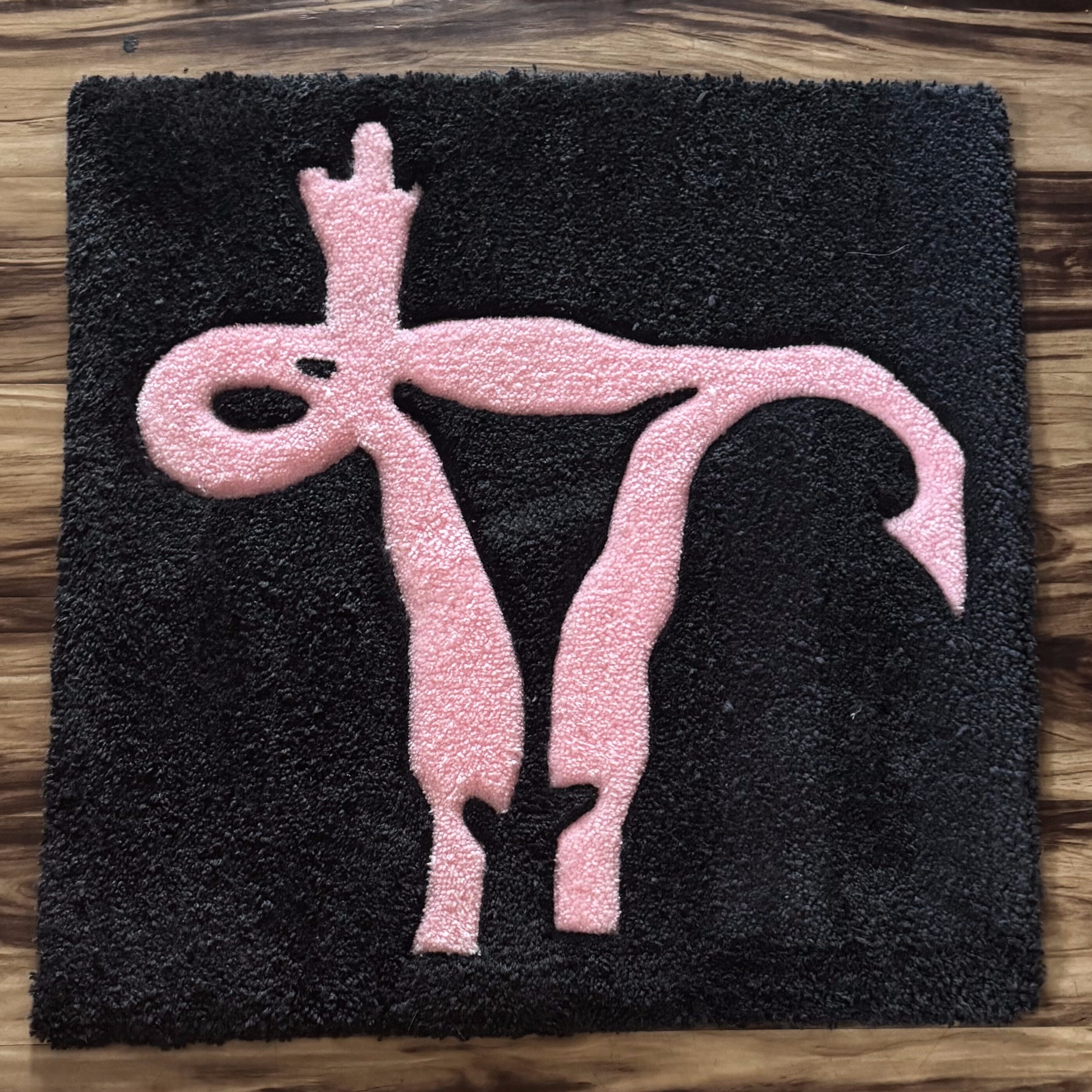 female ovaries rug 